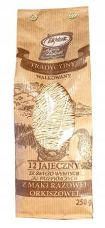 EKOMAK cestoviny z celozrnnej múky 250gx26