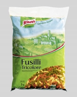 Knorr Fusilli Tricolore 3 kg cestoviny
