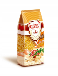 Malé škrupinové cestoviny 250g (balenie po 12) CZANIECKI