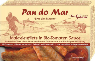 Mackerel v Bio Tomato Sauce 120 g Pan