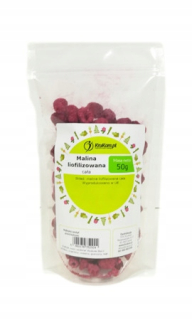 Sušené ovocie - Liophilizowa malina celé 50g havran
