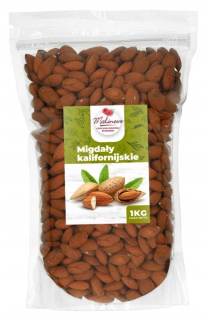 Orechy - Raspberry Almonds Kalifornský celý veľký 1kg