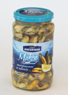 Mušle Marinované v slanomine 340G AAKERMAN