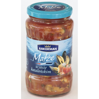 Mušle v katalánčine omáčky 340g AAKERMAN
