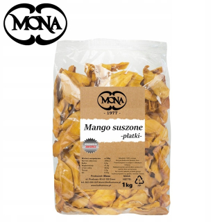 Mango sušené bez cukových plátkov, vločky 500g
