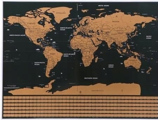 World Map Scratch pre Traveler + príslušenstvo XXL
