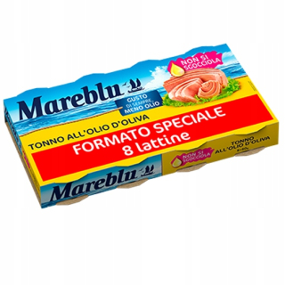 Mareblu taliansky tuniak na olivovom oleji 8x60g