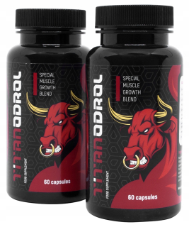 Testosterón - Mass Titanadrol Tablety pre hmotnostné efektívne! 2 Pack.