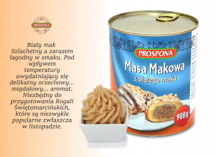 Poppy semeno z bieleho maku 900 g