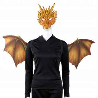 Halloween - Halloweenská maska, krídla Dragon Mask
