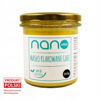 Ghee Butter Tradične Nanovital 240 g