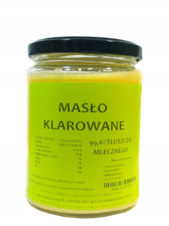 Objasnené maslo 500ml ghee z ECOBI