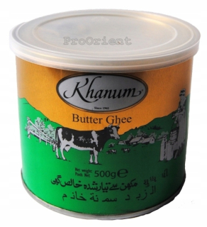 Čistené maslo Ghee Ghi prírodné 500 g Khanum