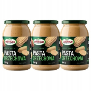 Maslo, arašidová pasta, 3x900g targroch