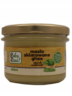 Ghee maslo cesnak medveď 220ml prsty lízať