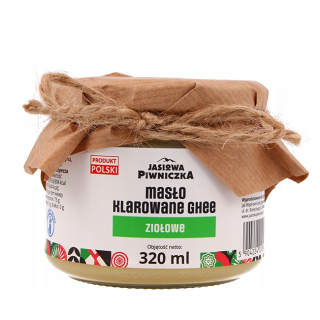 Vyčistené maslo GHEE 320 ml bylinný lak!