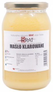 Čistené maslo GHEE 750g PRÍRODNÉ vyprážanie