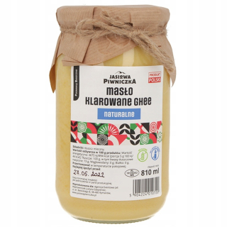 Zrejmé maslo Ghee 810ml prírodné Poľsky!