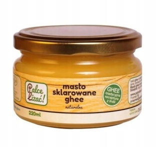 Objasnené maslo ghee prírodné 220g prsty lízanie