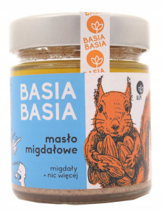 ALMOND BUTTER - BASIA BASIA - 195G