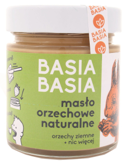 Arašidové maslo Prírodné nádrž Basia Basi