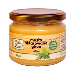 Vyčistené bylinné maslo Ghee 320 ml Olizujte prsty