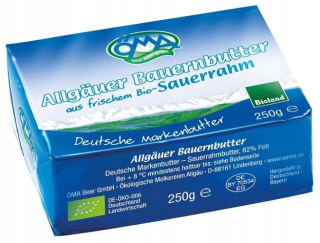 Bio Oma 250g krémové maslo