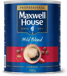 Instantná káva - Maxwell House Mild Lightweight Coffee Instant 750g UK