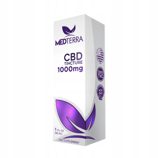 CBD - Medterra CBD tinktúra 1000mg 30 ml | CBD olej