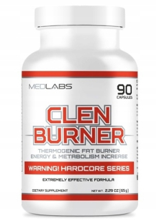 Spaľovač tuku - Medlabs Clen Burner 90K Silné tukové horáky USA