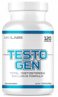 Testosterón - Medlabs Testogen 120Kaps Testosterón Booster