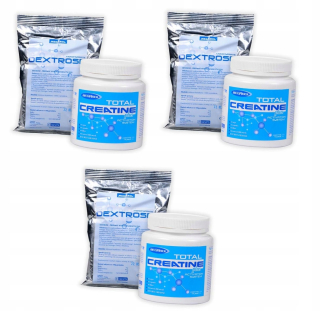 Kreatín - Megabol Total Creaine 300g + Dextróza 330GX3