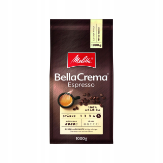 Zrnková káva - Melitta 1kg Bella Crema Espresso Coffee Granular