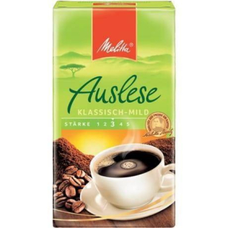 Káva mletá - Melitta Auslese Mierne 500 g Mleté kávy