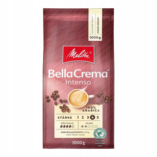 Zrnková káva -  Melitta Bella Crema Intenso 1kg Granner Coffee
