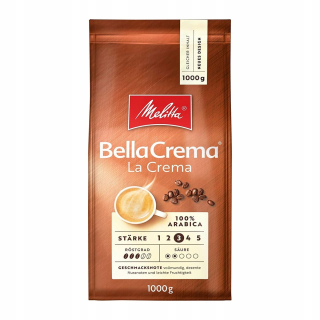Zrnková káva - Melitta Bella Crema La Crema 100% Arab.1KG Obilie