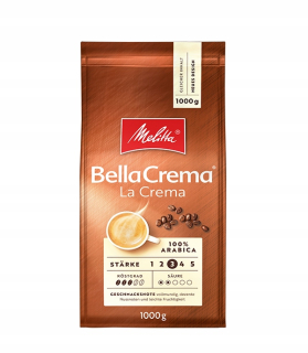Zrnková káva -  Melitta Bella Crema La Crema 1kg Obilie
