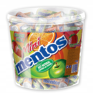 Mentos mini 120 kusov ovocnej chuti