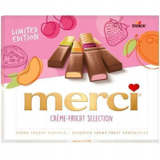 Merci Cremefruitový výber ovocie čokolády 250g