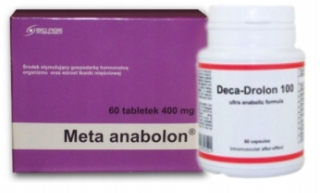 Testosterón - Meta + deca mega deka nastaviť pre svalovú hmotu