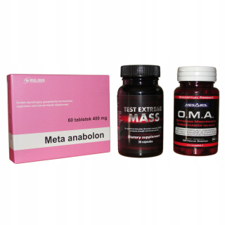 Testosterón - Meta test extrémna hmotnosť + OMA Winstrol. Steroidový výkon