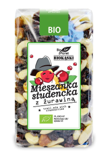 Študent mix s brusnicovým 400 g bio planéty