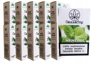 CBD - Mäta konopné cigarety CBD 20x10 Susz SPOLOČNÉ HIT