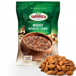 Orechy - CALIFORNIA Mandle tmavé 1 kg CELÝ TARGROCH