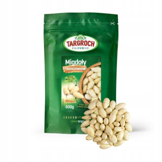Orechy - Kalifornské mandlí BLANCHED 500G TRADÍCIA