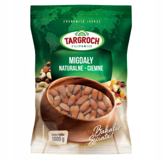 Orechy - Prírodné mandle Dark 1kg Premium Quality