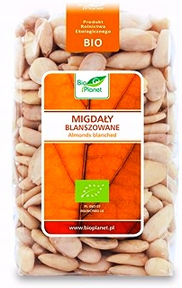 Orechy - Blanšírované mandle BIO 350 g Bio Planet