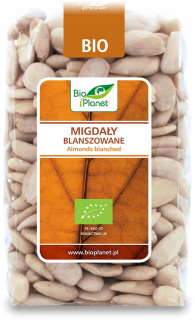 Orechy - Blanšírované ALMONDS BIO 350G - BIO Planéta