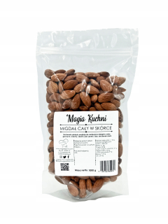 Orechy - Kalifornské mandle CELÉ 1kg 100% prírodné