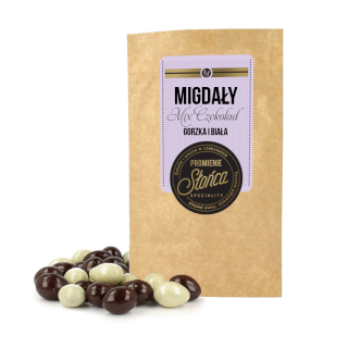 Orechy - Mandle Mix Gorzka / Biała Belgická čokoláda 500g